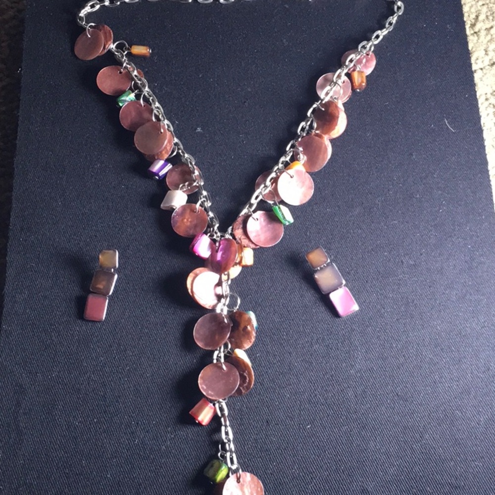 Matching Necklace & Earrings Set NWOT